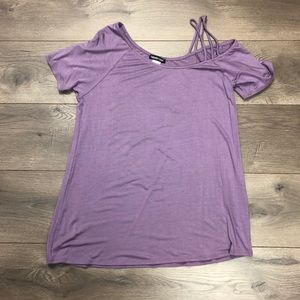 Lilac Short Sleeved Top